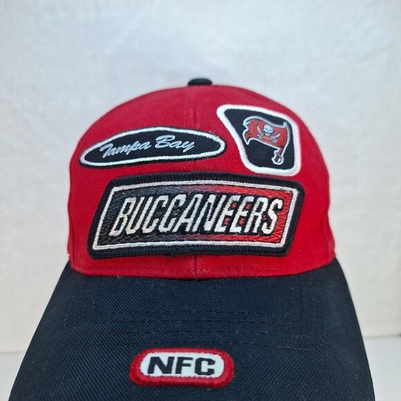 Tampa Bay Buccaneers Hat Baseball Cap Adjustable Strap Back Adults Red Puma NFL - Picture 2 of 8